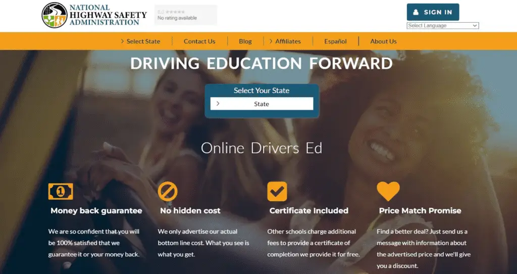 nhsa online traffic schools California