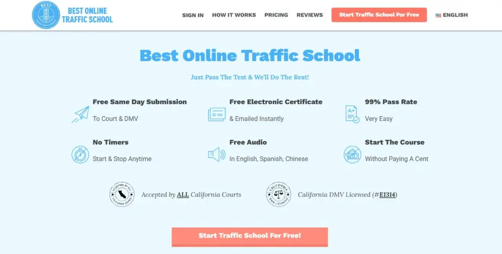best online traffic school california